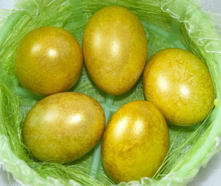 Easter eggsの写真素材
