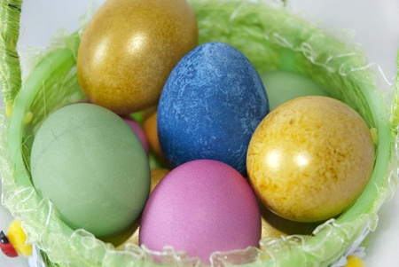 Easter eggsの写真素材