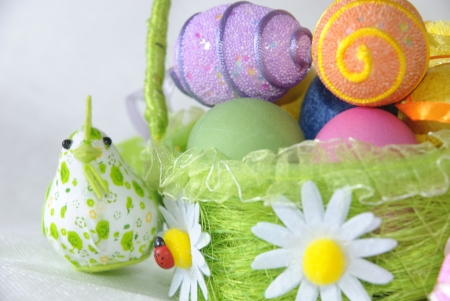 Easter eggsの写真素材