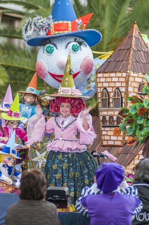 Santa Cruz de Tenerife  Carnival 2014のeditorial素材