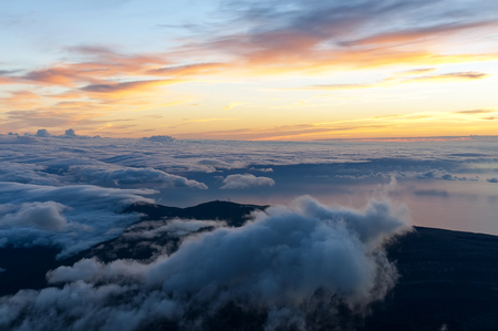 Sunrise at the peak of volcano Teide. Tenerifeの写真素材