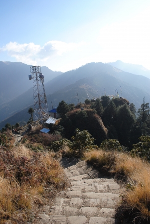 Poon hill Way downの写真素材