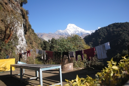 Annapurna Hill side の写真素材