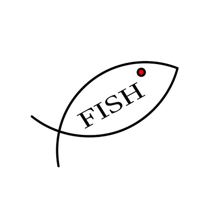 fish logoのイラスト素材