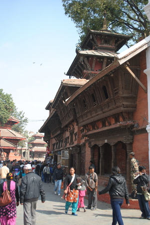 Kathmandu Durbar Square Nepal-November 10,2012 People in Kathmandu Durbar squareのeditorial素材