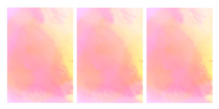 Set of colorful abstract watercolor hand painted background for your design.の写真素材