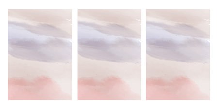 Set of abstract watercolor backgrounds. Hand painted watercolor background.の写真素材