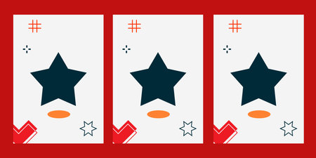 Playing cards. Vector illustration. Set of four playing cards. Flat design.の写真素材