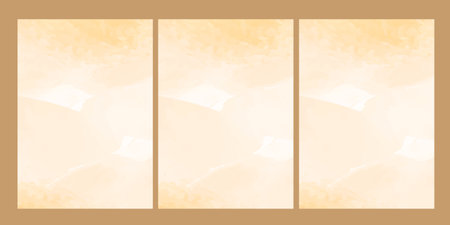 Set of abstract watercolor background for your design. Vector illustration.の写真素材