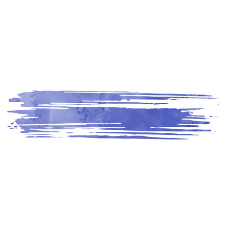 Blue grunge brush stroke with space for your text. Vector illustrationのイラスト素材