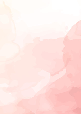 Pink watercolor background for textures backgrounds and web design. Vector illustration.の写真素材