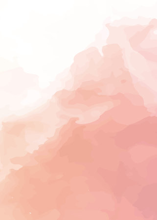 Abstract pink watercolor background. Watercolor texture. Vector illustration.の写真素材