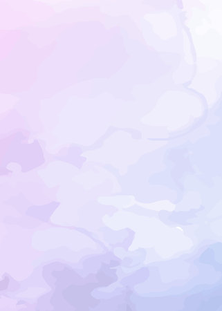 Abstract watercolor background. Blue and pink colors. Vector illustration.の写真素材