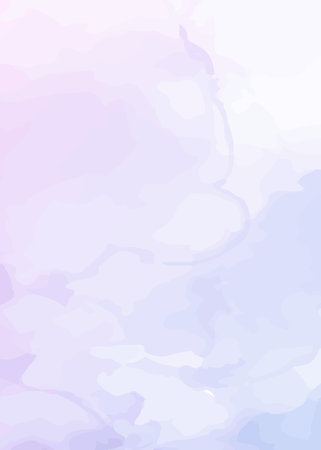 Pastel blue watercolor background. Vector illustration for your design.の写真素材