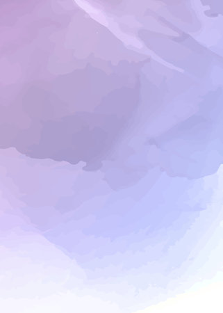 Purple watercolor background. Abstract vector illustration for your design.の写真素材