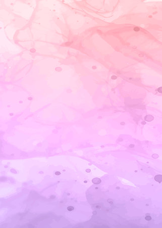 Abstract pink watercolor background. Watercolor texture. Vector illustration.のイラスト素材