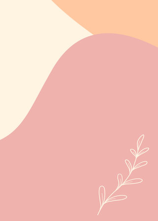 Minimalist abstract background with pastel colors. Vector illustration.の写真素材