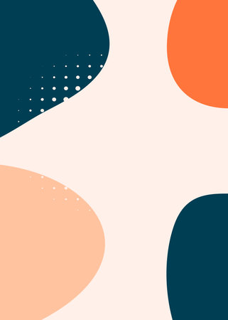 Abstract background with geometric shapes. Vector illustration in a flat style.の写真素材