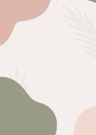 Abstract hand drawn background in pastel colors. Vector illustration for your designの写真素材