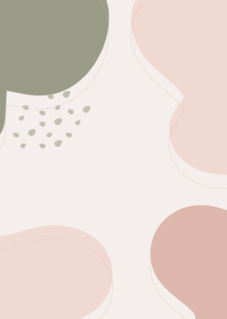 Abstract background in pastel colors. Vector illustration for your design.の写真素材