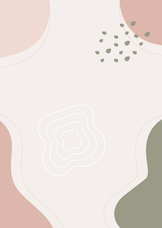 Abstract background with hand drawn doodle shapes. Vector illustration.の写真素材