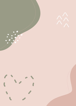 Abstract background with hand drawn doodle shapes. Vector illustration.の写真素材