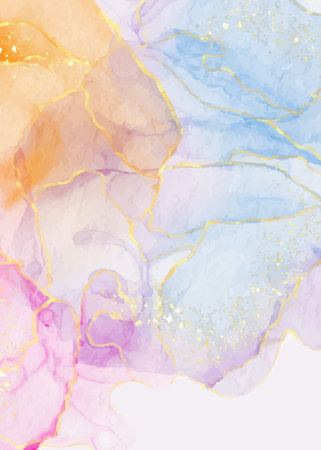 Abstract watercolor background. Vector illustration. Can be used for wallpapers, web page background, surface textures.の写真素材