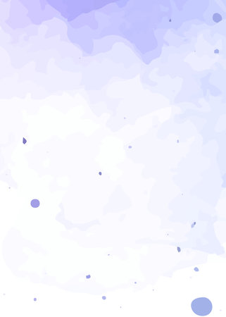 Blue watercolor texture background. Watercolor pattern. Vector illustration.の写真素材