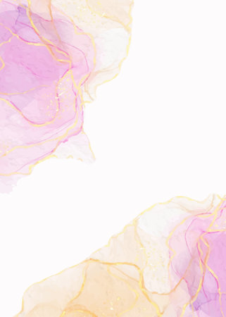 Abstract watercolor background. Hand-drawn illustration for your design.の写真素材