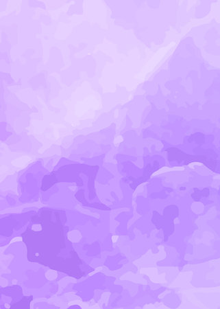 Purple watercolor background. Watercolor texture. Vector illustration.の写真素材