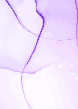 Purple abstract background with watercolor splashes. Vector illustration.の写真素材