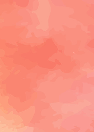 Abstract watercolor background. Vector illustration. Red, orange colors.の写真素材
