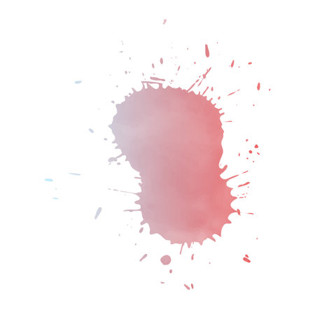 Abstract watercolor splashes on a white background. Vector illustration.の写真素材