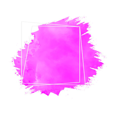 Vector watercolor background. Grunge frame with space for your text.の写真素材