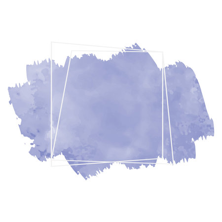 Abstract watercolor brush strokes painted background. Texture paper. Vector illustration.の写真素材