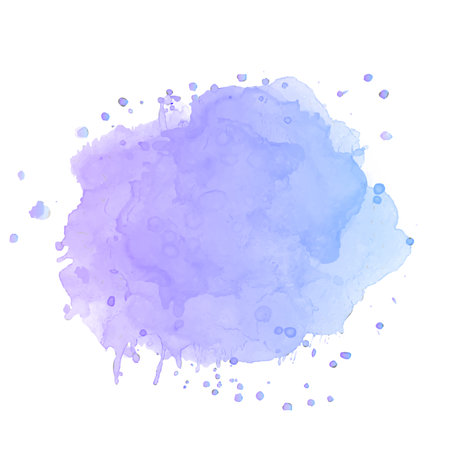 Abstract watercolor splash on white background. Texture paper. Vector illustration.の写真素材