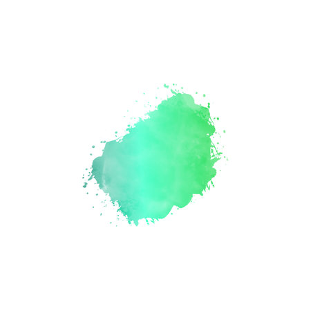 Abstract watercolor on white background. Digital art painting. Vector illustration.のイラスト素材