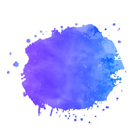 Abstract watercolor background. Vector illustration. Blue watercolor background.のイラスト素材
