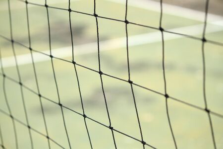 Net volleyball closeupの写真素材
