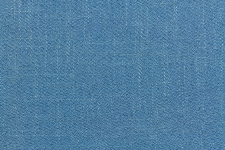Surface of cotton linen tablecloth kitchen (napkin) blue color texture background.