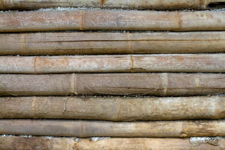 Bamboo wall background and textureの写真素材