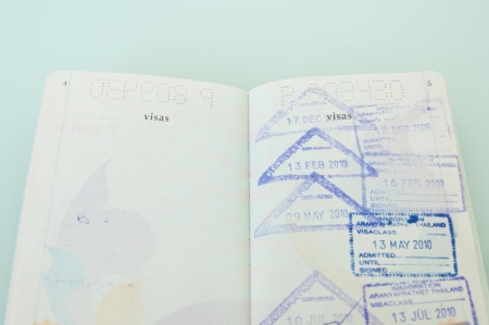 Thailand Passportの写真素材