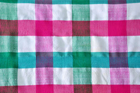 Green red white waist clothsの写真素材