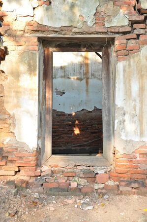 Ruins were left to decayの写真素材