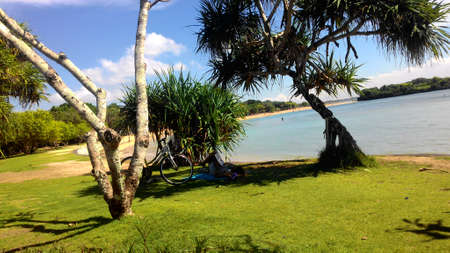 Tropical beach in Costa Rica, Central America, Central Americaの写真素材