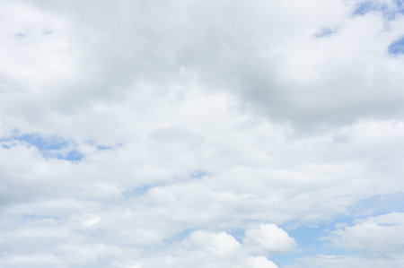 Blue sky in more cloud day, abstract background and copy space.