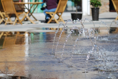 Fountain squareの写真素材