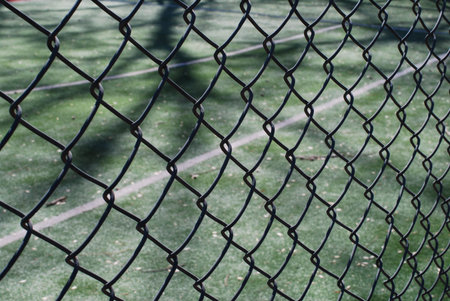 Chain link fence