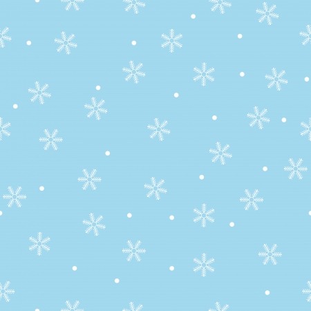 Seamless snowflake pattern blue background,vectorのイラスト素材