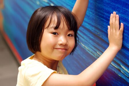 Asian little girl の写真素材